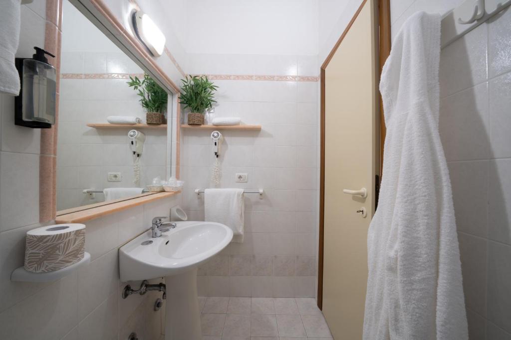 Koupelna v ubytování Hotel Continental