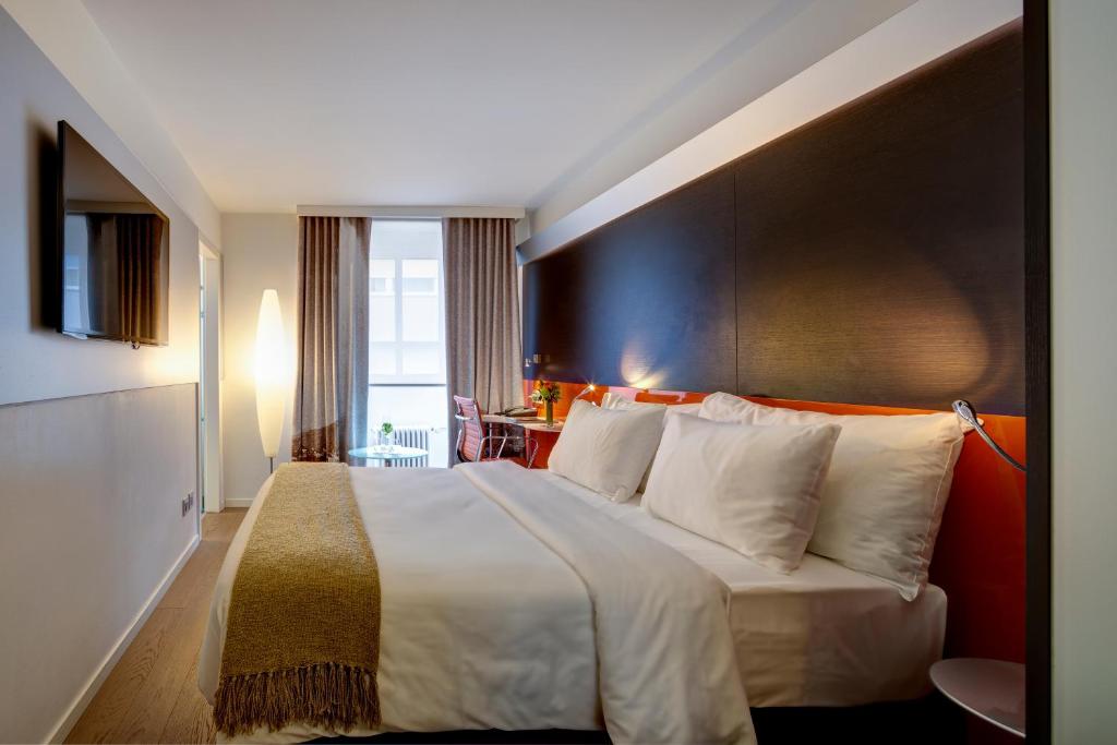 Postel nebo postele na pokoji v ubytování Design Hotel f6