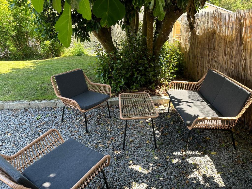 Ogród w obiekcie Maisonnette confortable à Pornic