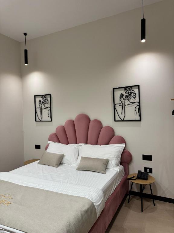 Postel nebo postele na pokoji v ubytování Villa LaMer