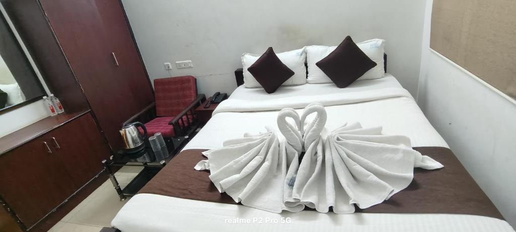 Postel nebo postele na pokoji v ubytování Comfort Park Inn (Unit of Prohotel)