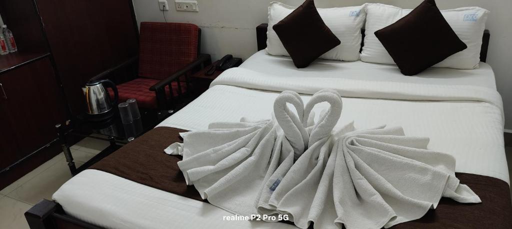 Postel nebo postele na pokoji v ubytování Comfort Park Inn (Unit of Prohotel)