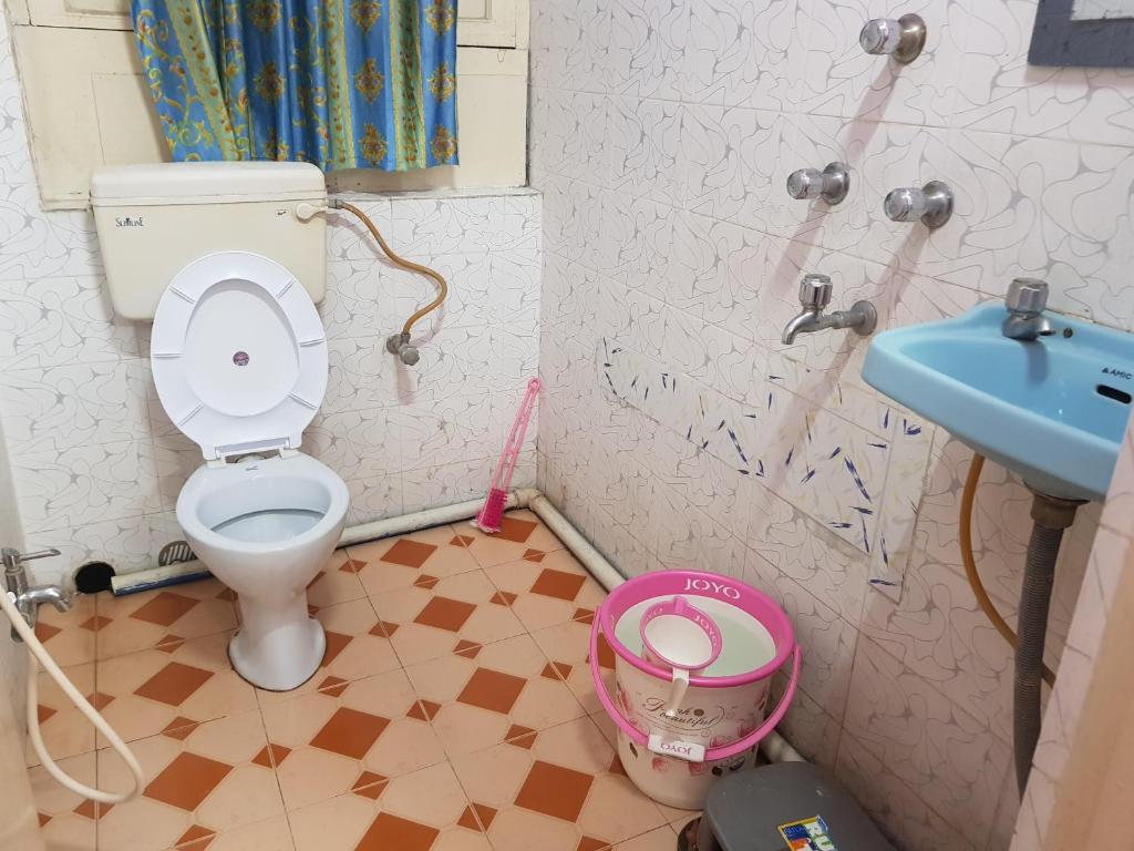 Koupelna v ubytování Hotel 21