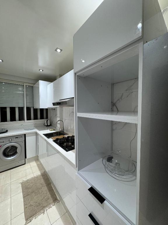 Η κουζίνα ή μικρή κουζίνα στο Well-equipped luxury apartment