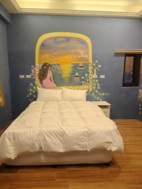 Postel nebo postele na pokoji v ubytování Xinyuanbao Shangshi Homestay