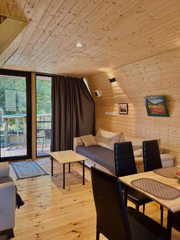 Posezení v ubytování Cottage GORDA Kazbegi