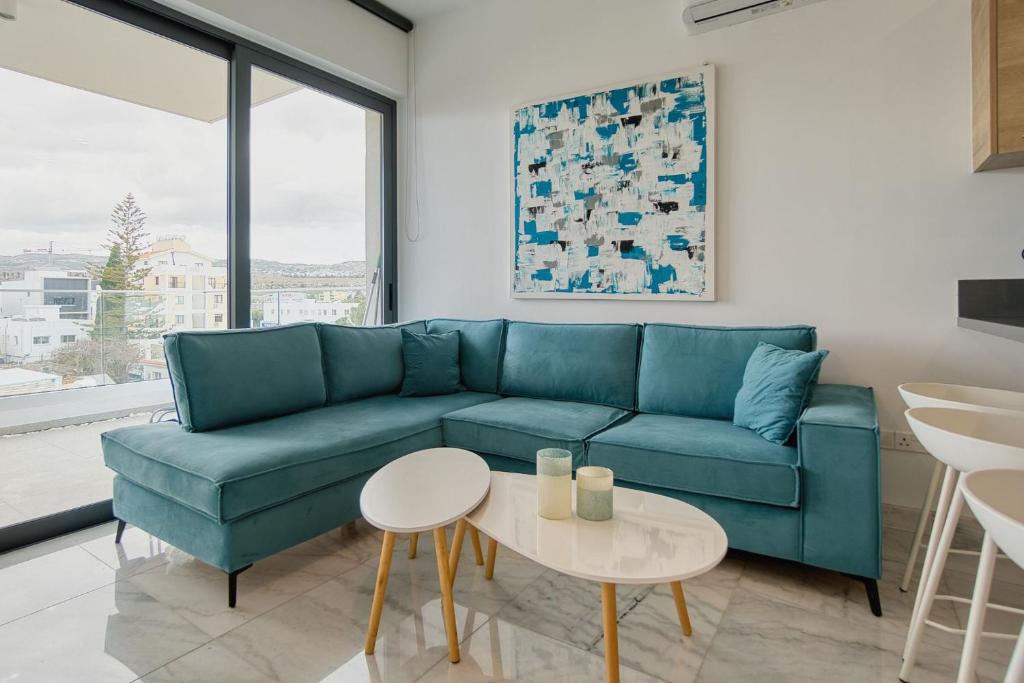 Χώρος καθιστικού στο Pafia City 2 - 402 1 BED