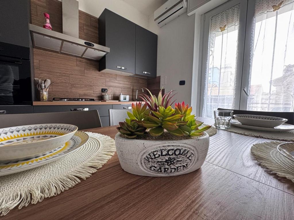 Køkken eller tekøkken på La Casa di Eva