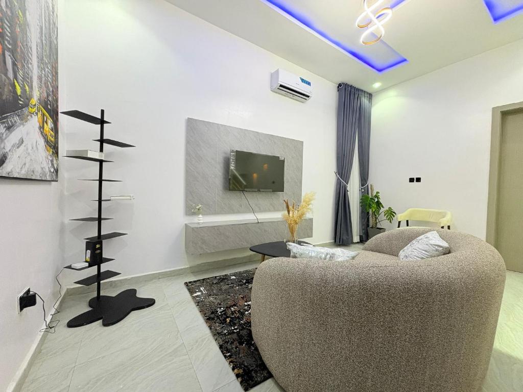Posezení v ubytování Flavour condo