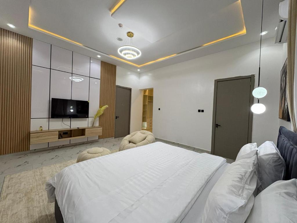 TV a/nebo společenská místnost v ubytování Flavour condo