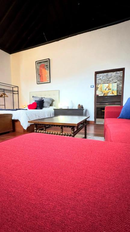 Posteľ alebo postele v izbe v ubytovaní Cozy studio in Garachico of 100 m² with city view