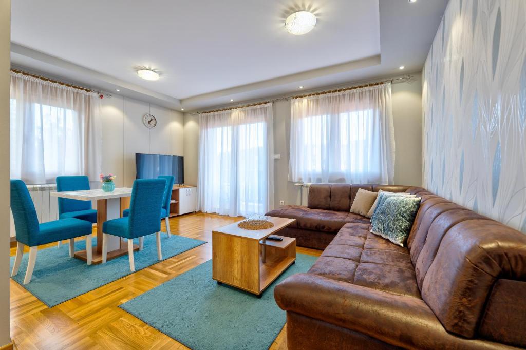 Posezení v ubytování Apartment Mat 1