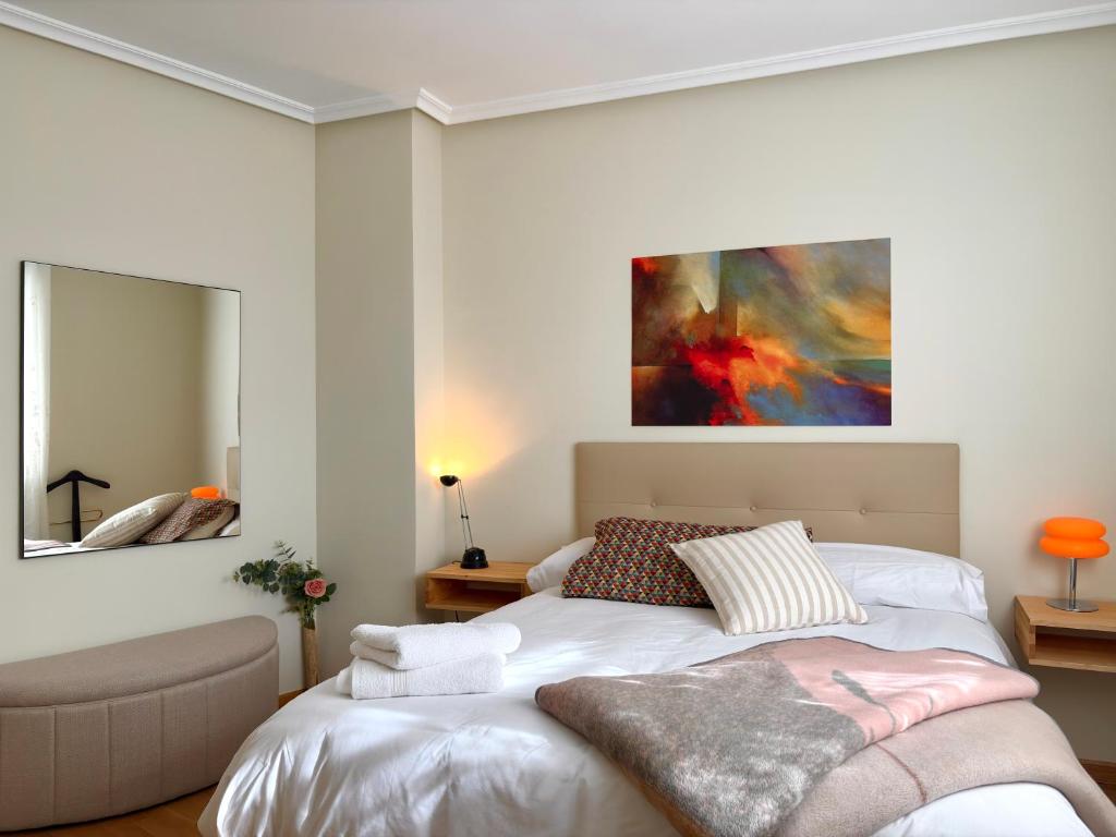 Ένα ή περισσότερα κρεβάτια σε δωμάτιο στο La casa de siempre