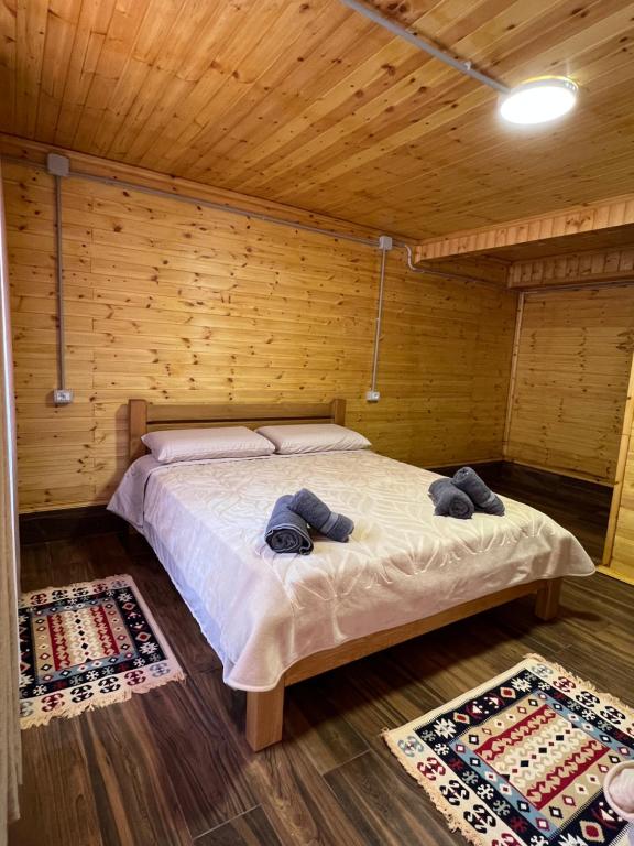 Postel nebo postele na pokoji v ubytování Guesthouse Zgiboza