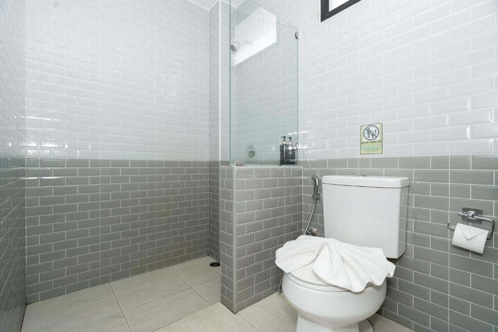 Koupelna v ubytování Anchan Boutique Hotel