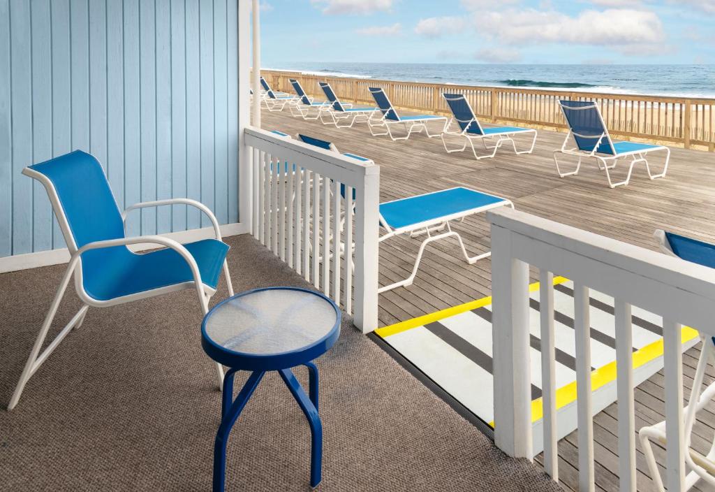 Balkón nebo terasa v ubytování Montauk Blue Hotel