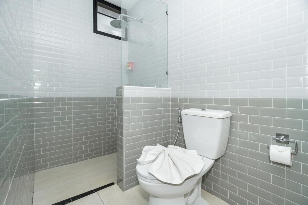 Koupelna v ubytování Anchan Boutique Hotel
