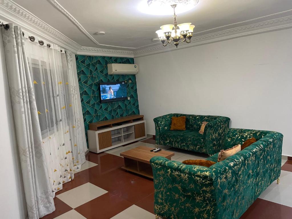 Posezení v ubytování Quality Home