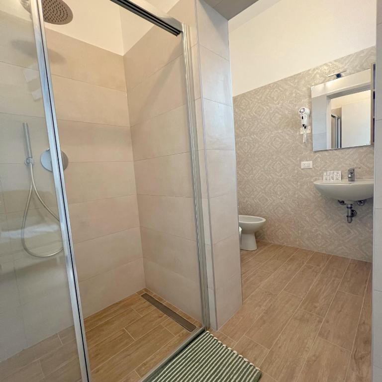 Koupelna v ubytování Hotel Patrizia - B&B e Appartamenti