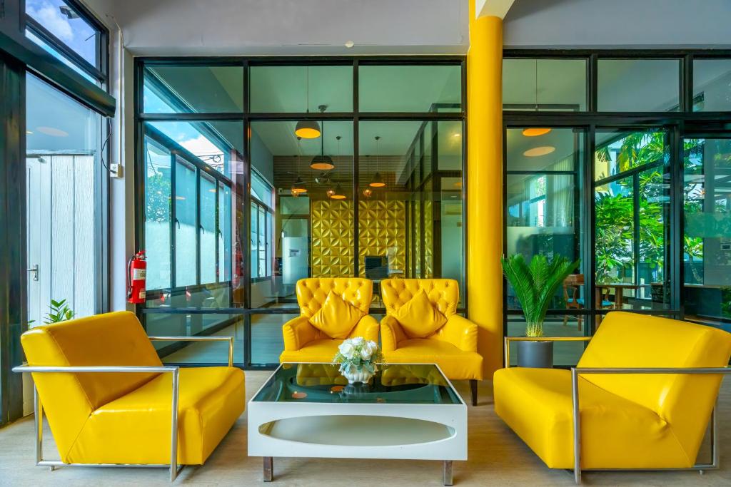 Posezení v ubytování Anchan Boutique Hotel