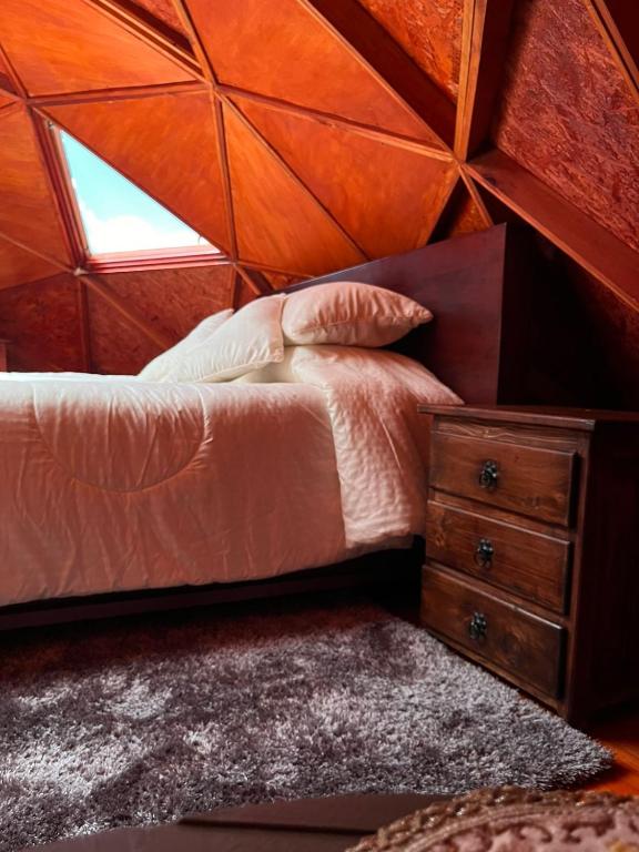 Voodi või voodid majutusasutuse Glamping San Sebastian toas
