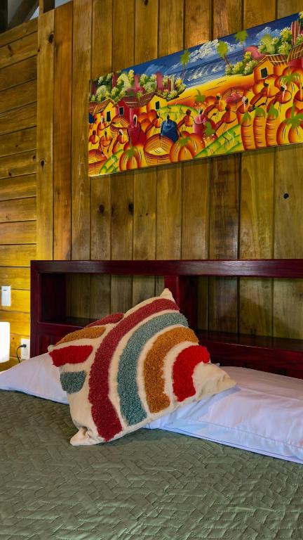 Letto o letti in una camera di Toucan Hill Lodge