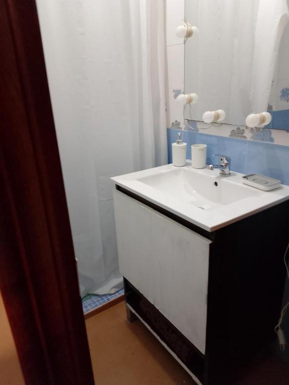 A bathroom at Santa Justa