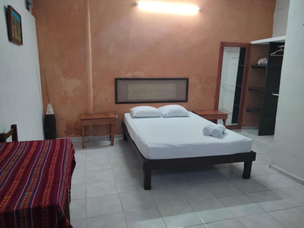 Postel nebo postele na pokoji v ubytování Casa Azul