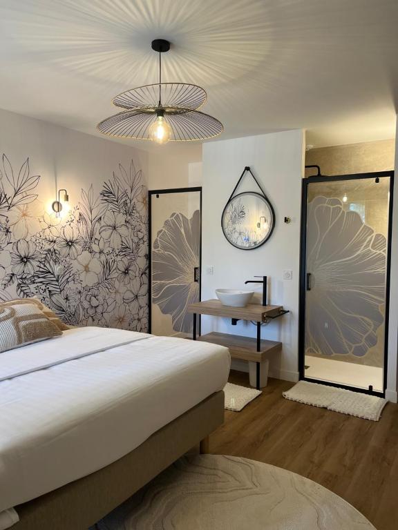 Postel nebo postele na pokoji v ubytování Villa Simone