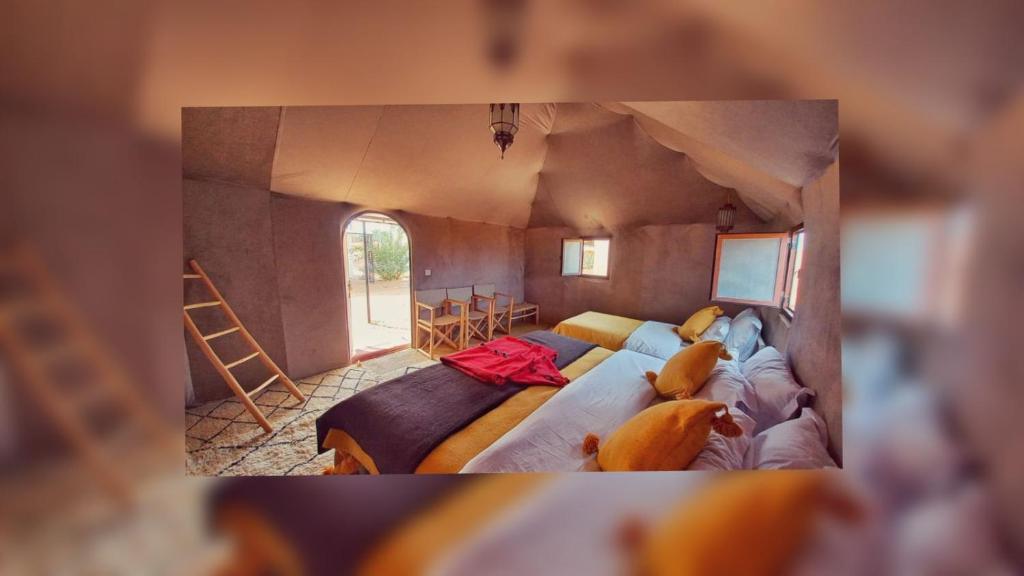 Posezení v ubytování Merzouga luxury tent with activities