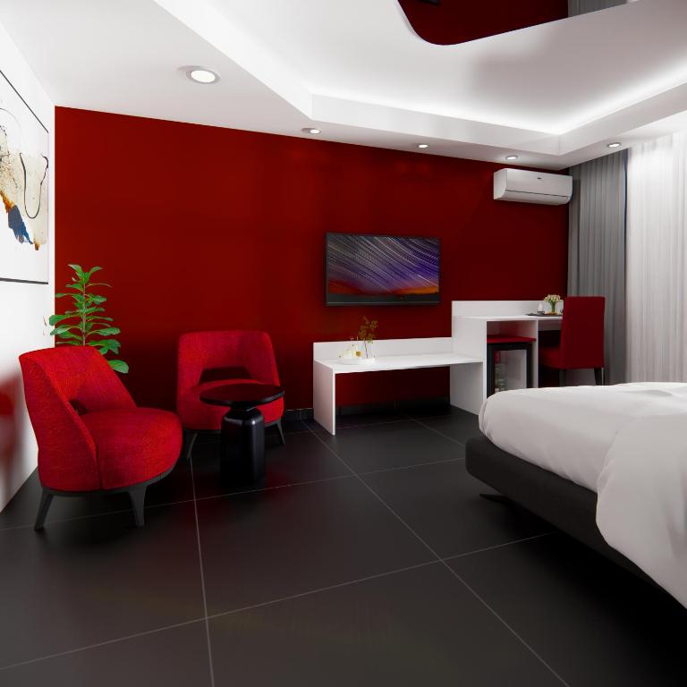 TV a/nebo společenská místnost v ubytování Vegas Resort