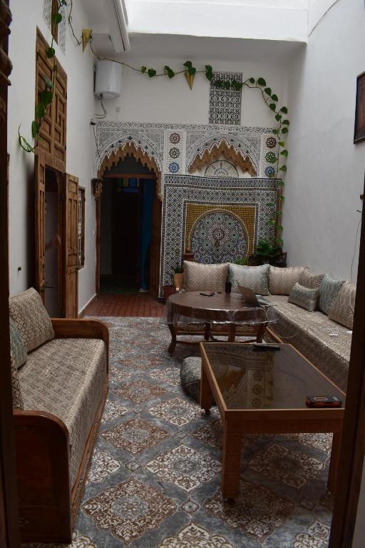 Posezení v ubytování Hostel Capital