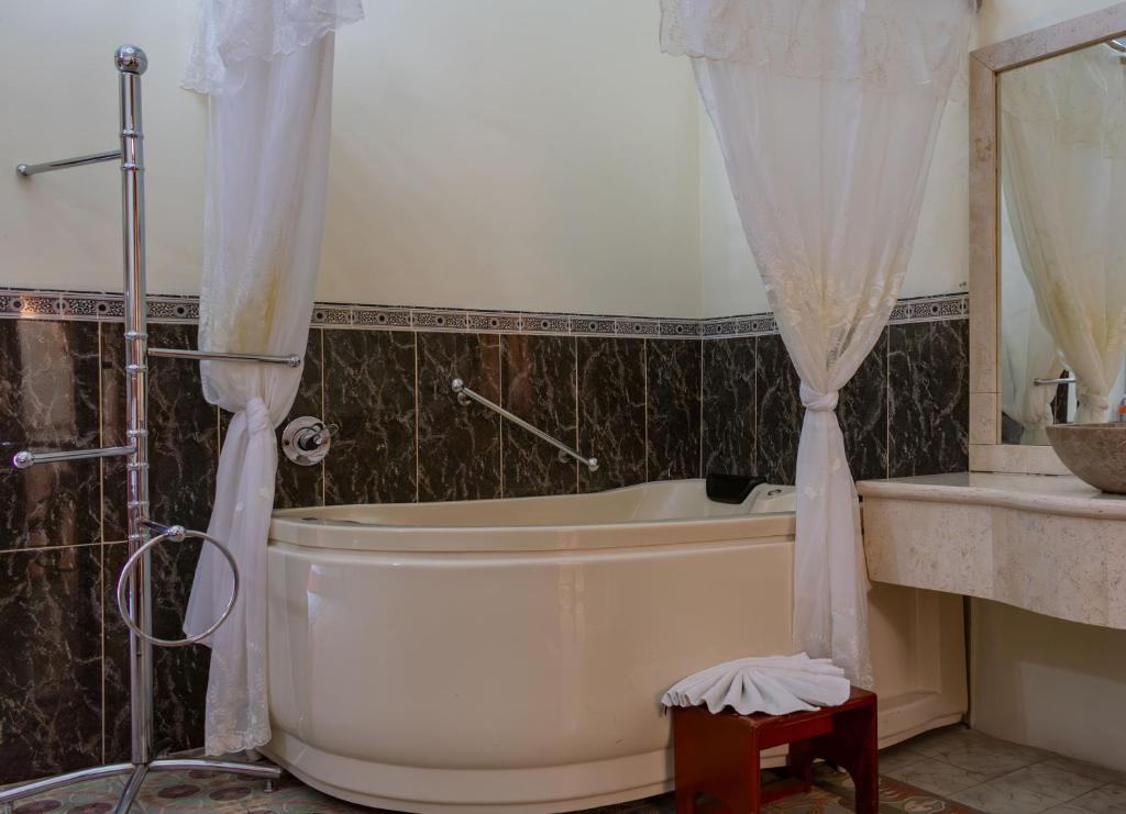 Koupelna v ubytování HOTEL CASONA MISIONES