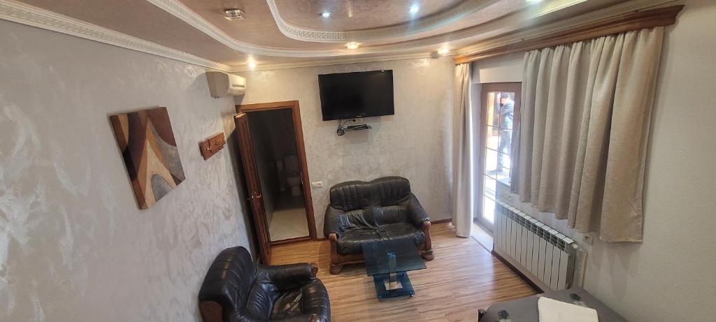 Posezení v ubytování DALLAR Guest House