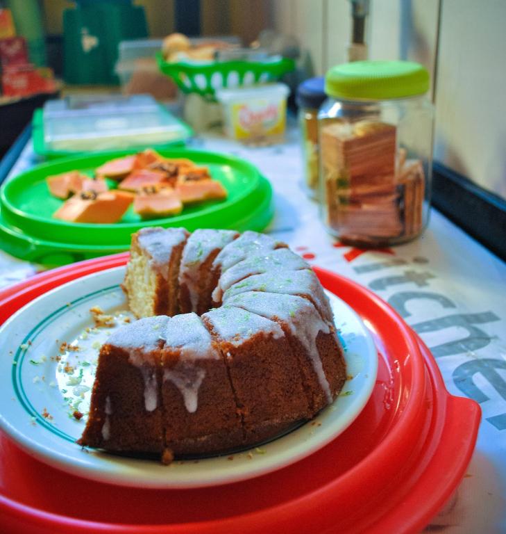 Comida no hostel ou em algum lugar perto