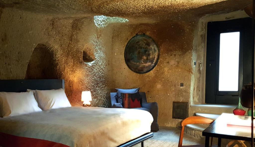 Letto o letti in una camera di SOTA Cappadocia