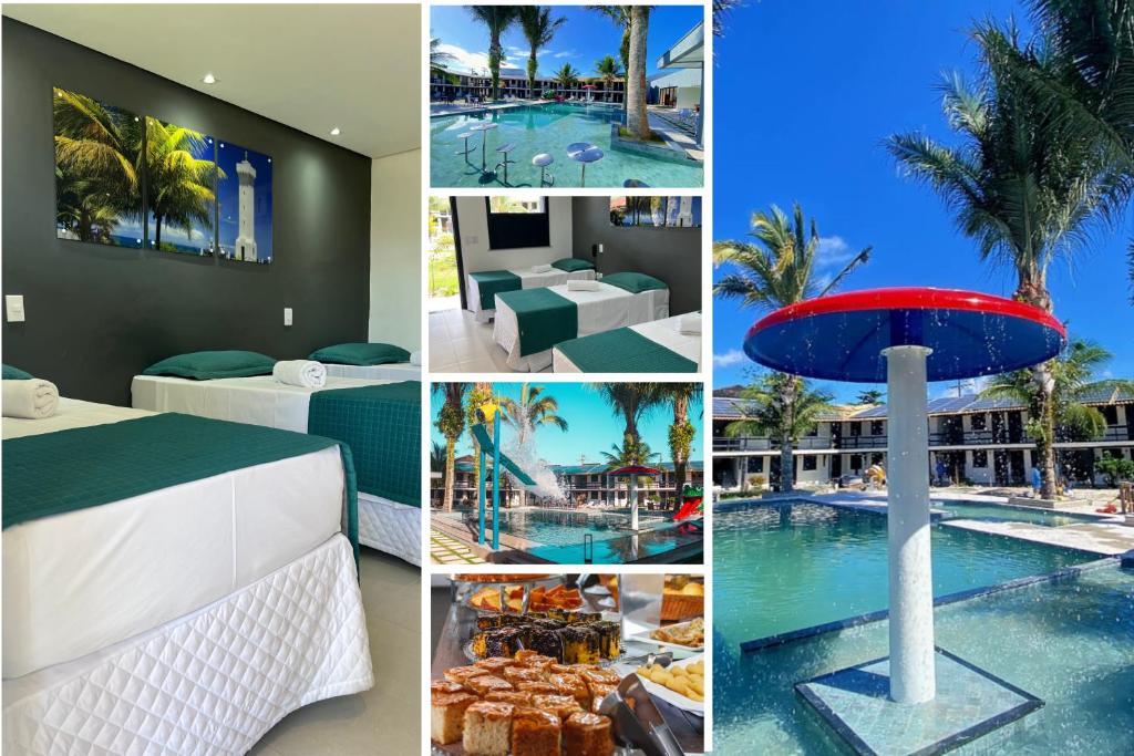 Πισίνα στο ή κοντά στο BEIRA MAR PRAIA HOTEL - ORLA - Praia de Taperapuan
