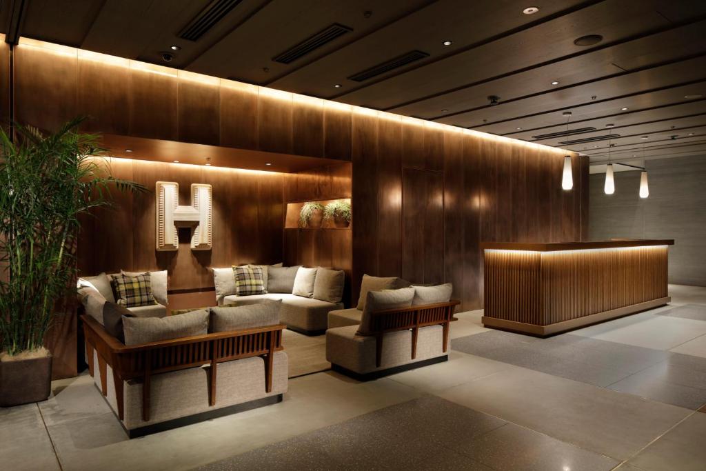Posezení v ubytování Hamacho Hotel Tokyo