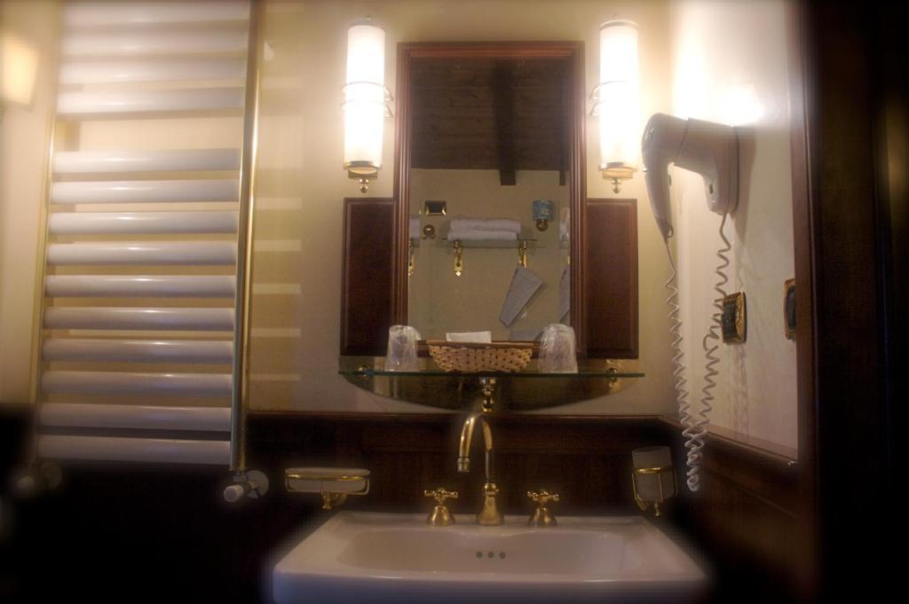 Vannituba majutusasutuses Hotel Lux