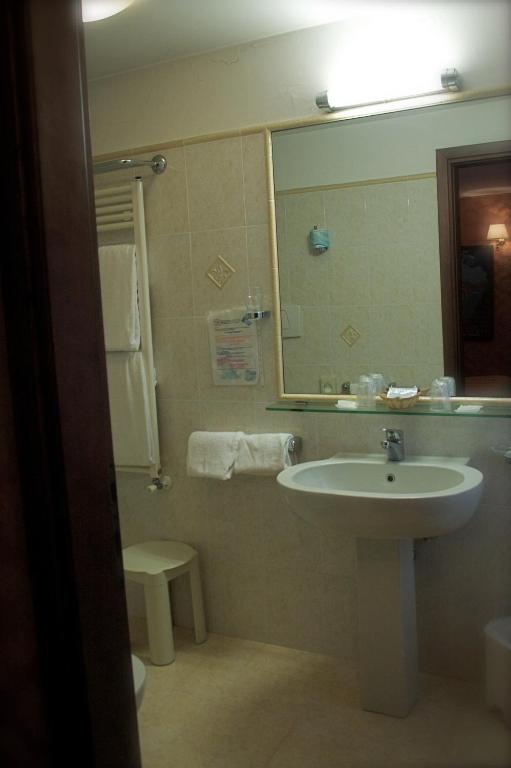 Vannituba majutusasutuses Hotel Lux