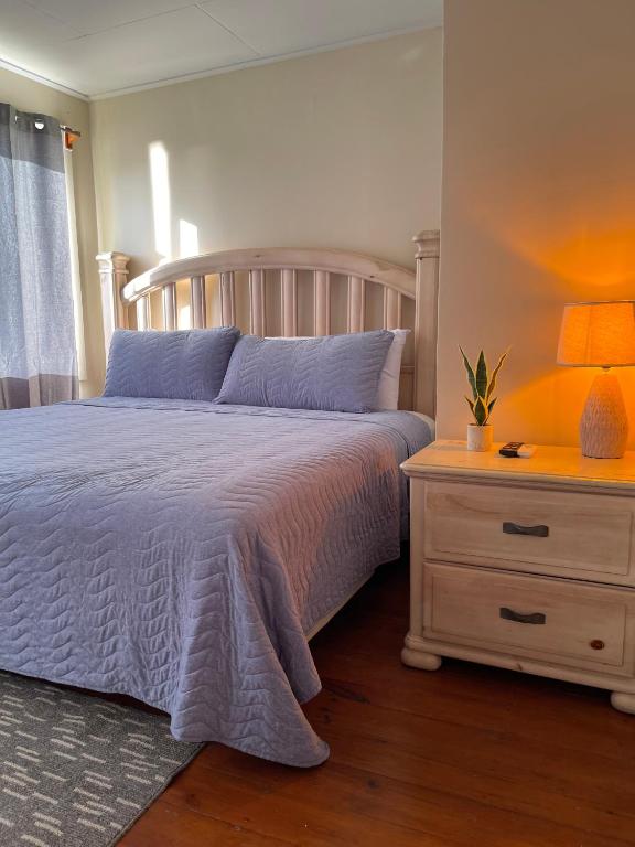 Postel nebo postele na pokoji v ubytování Mini penthouse