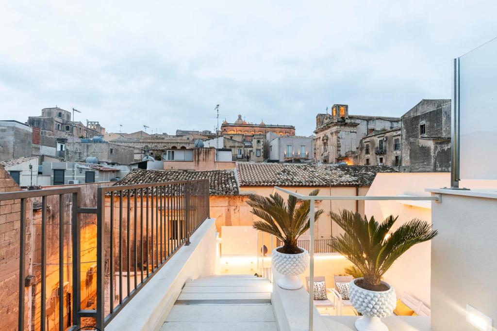 Balkón alebo terasa v ubytovaní Boutique Terrazza Aurea