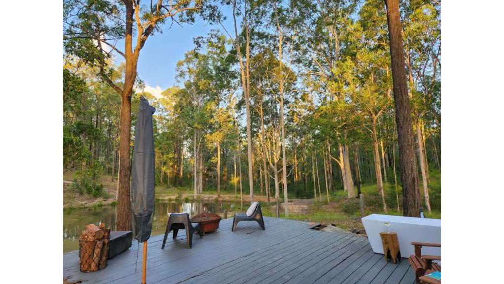 Zahrada ubytování Firefly Tiny House by Tiny Away