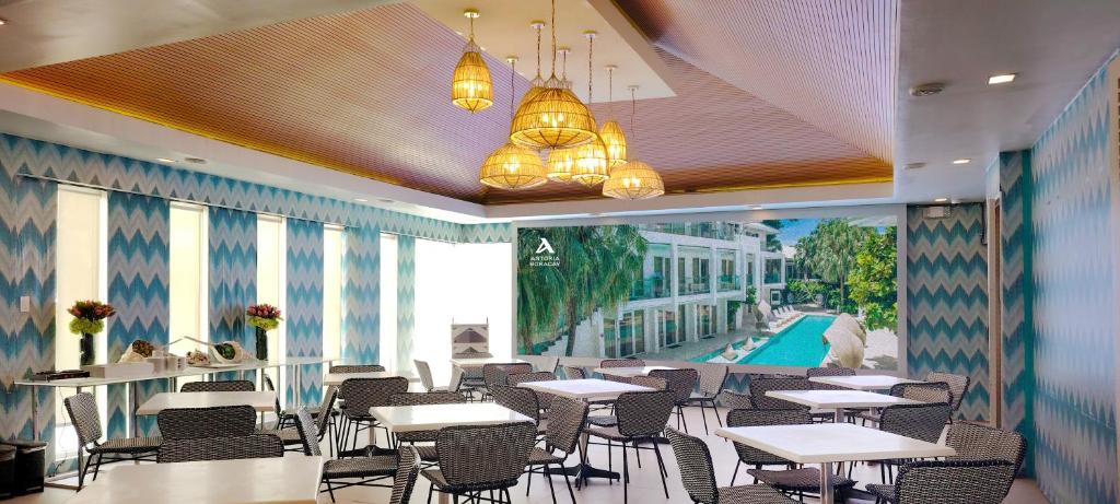 Restaurace v ubytování Astoria Boracay