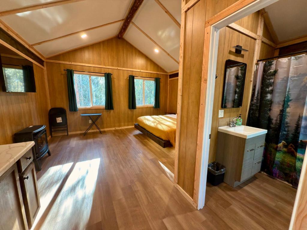 Koupelna v ubytování Roberts Lodge