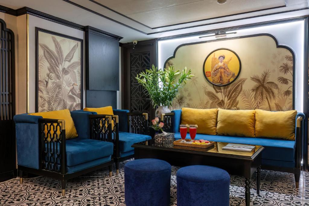 Posezení v ubytování Golden Amour Hotel