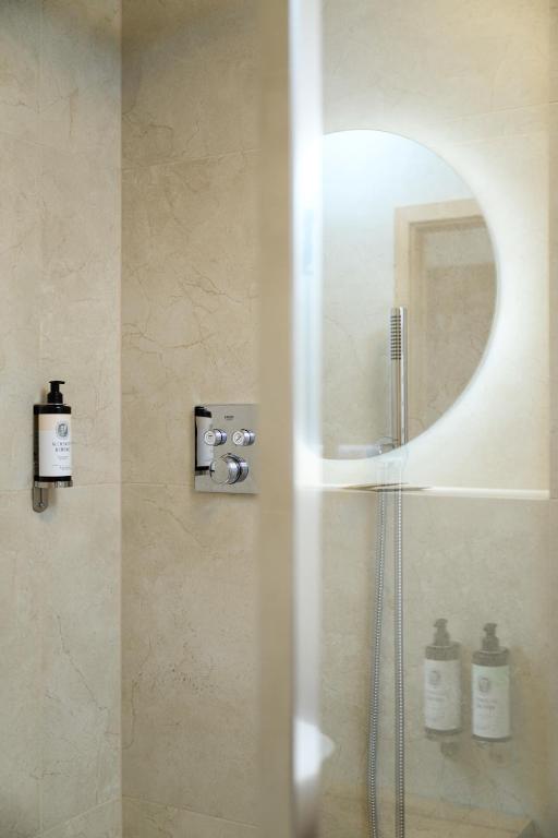 Koupelna v ubytování Hotel Schreiner
