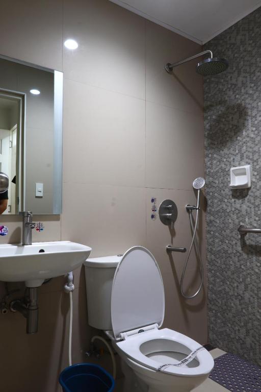 Koupelna v ubytování Hotel Sogo - Pasay Rotonda