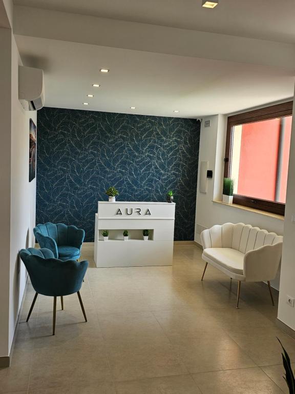 Posezení v ubytování Aura B&B