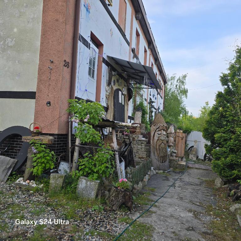 Vonkajšia záhrada v ubytovaní Hostel Apollo